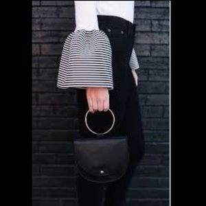 Style Mafia Locka Top with Striped Volume Cuff