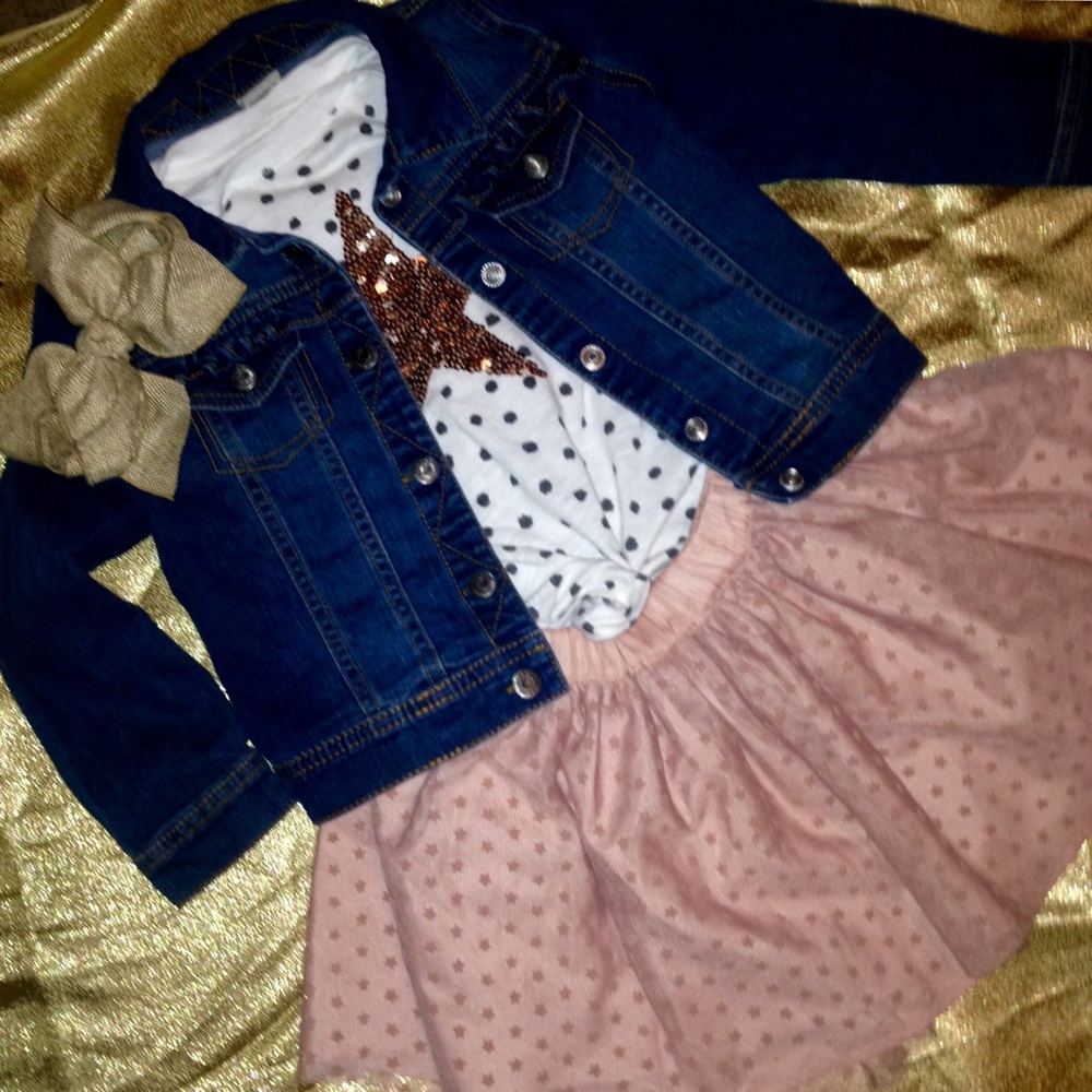 Rose Blush Bling 5/6/6X outfit Super Cute Lot