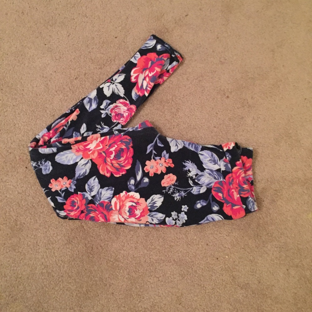 Floral leggings