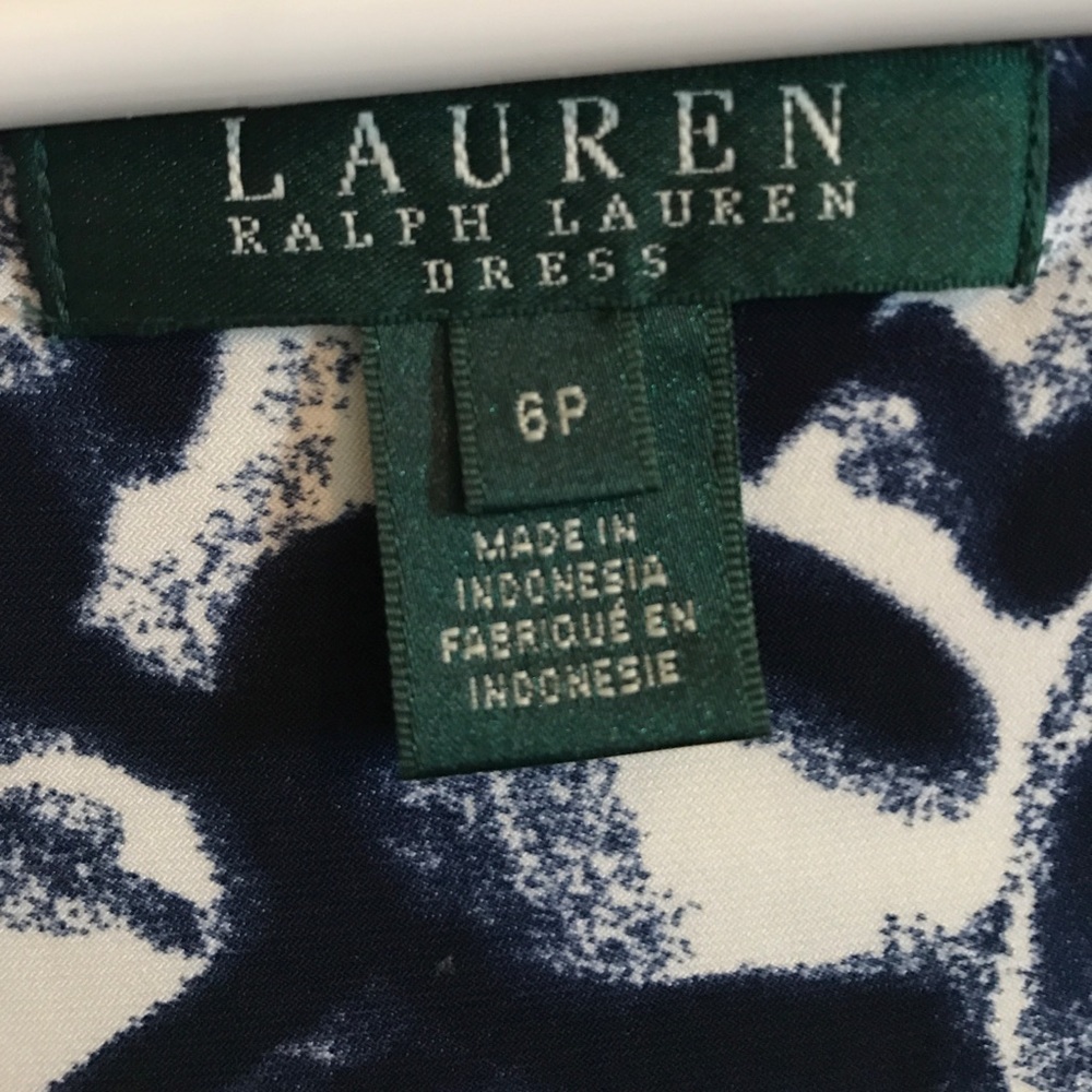 Blue and white Ralph Lauren dress 6P