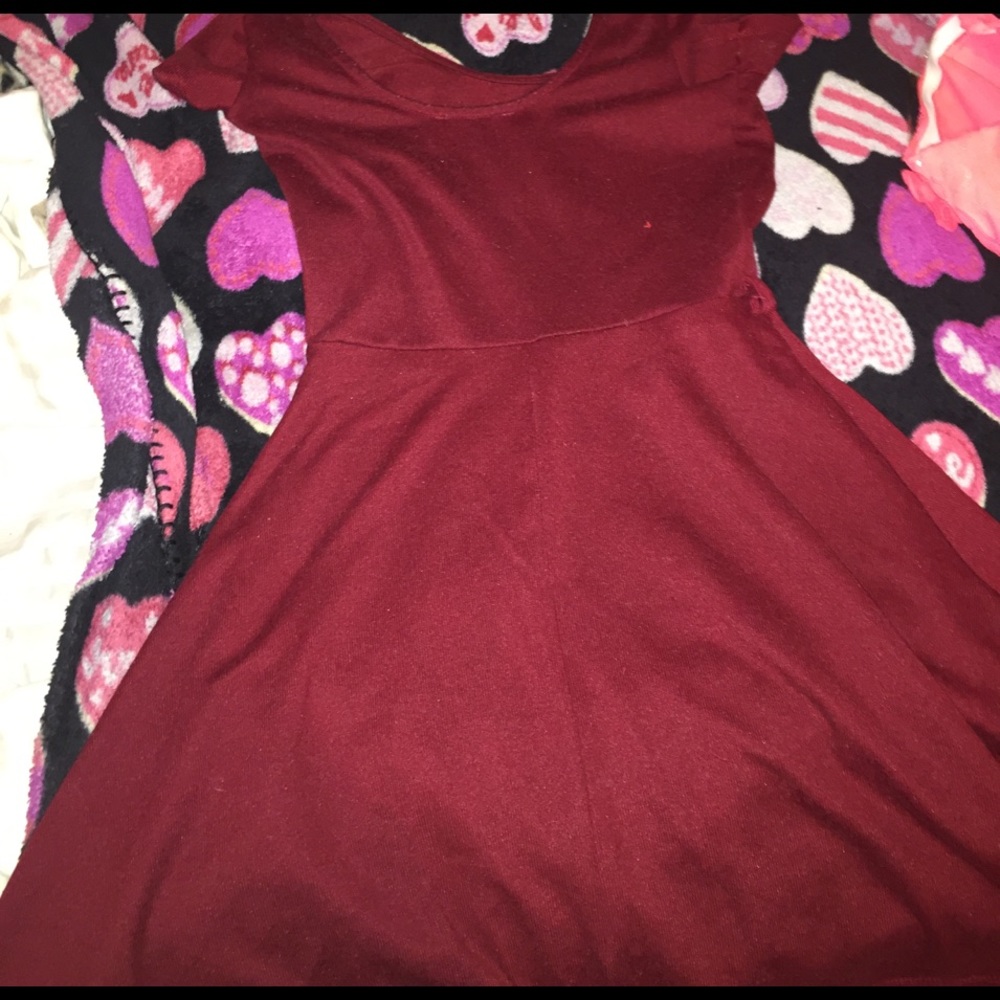 Maroon Dress