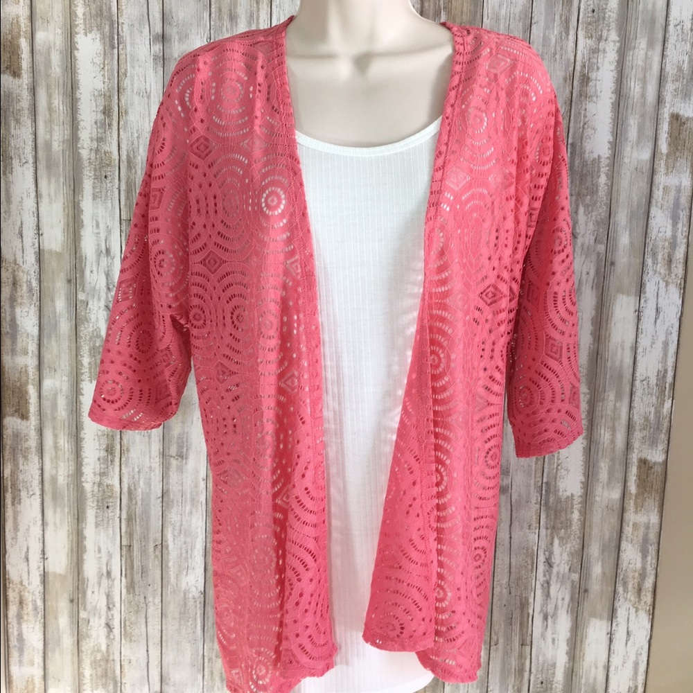 LuLaRoe Lace Lindsay Kimono