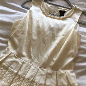 ANN TAYLOR white dress!!