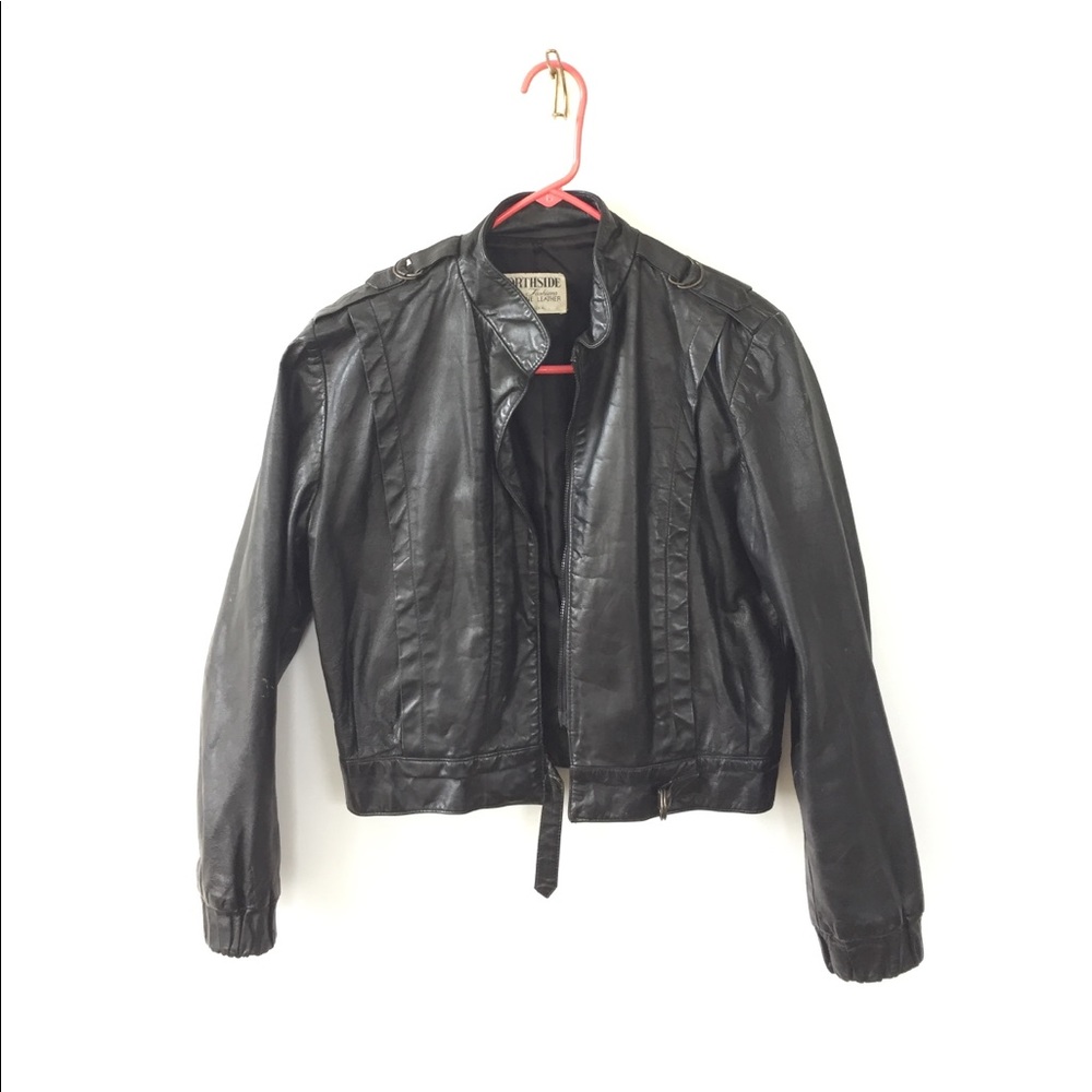 Vintage Black Leather Jacket