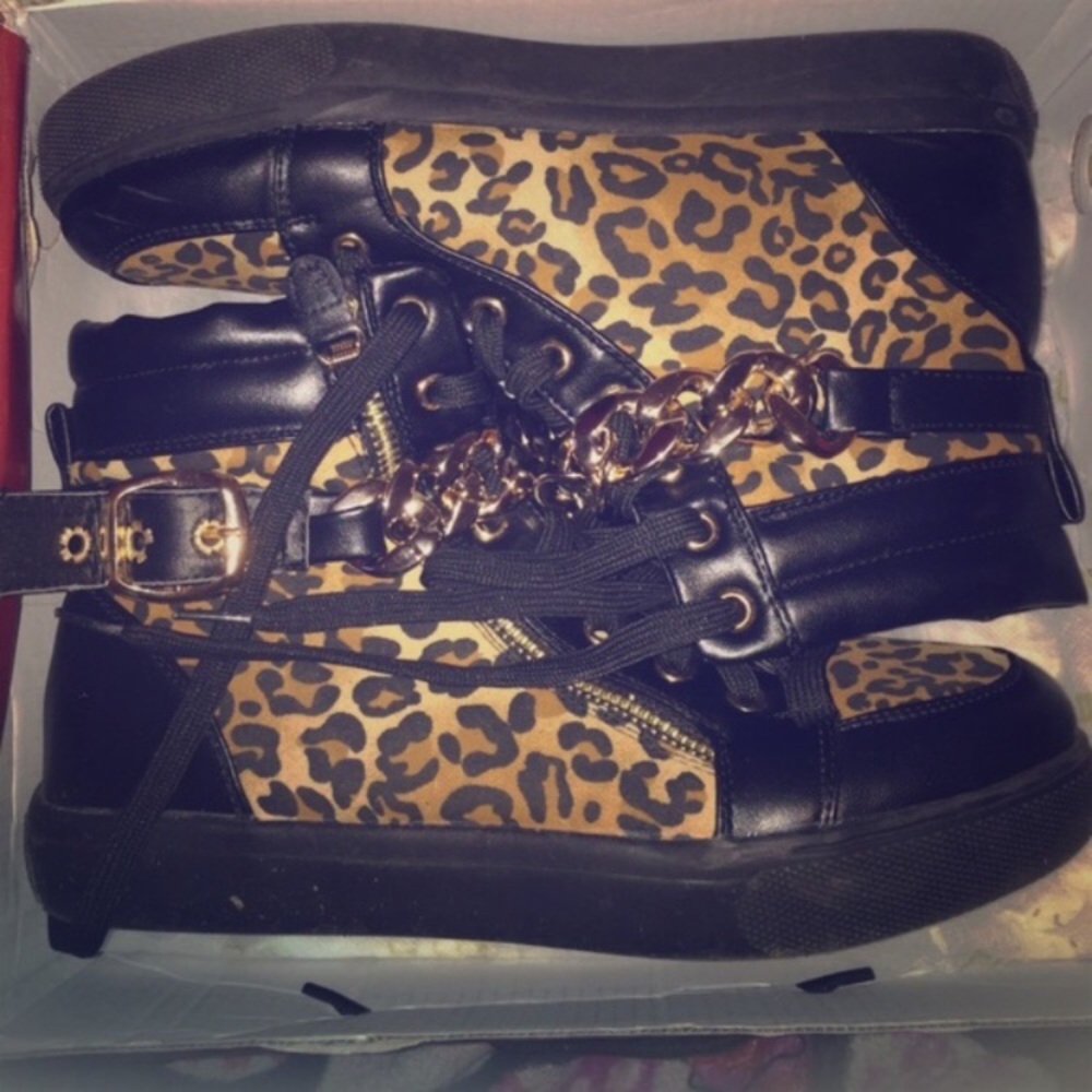 Cheetah Print Boots
