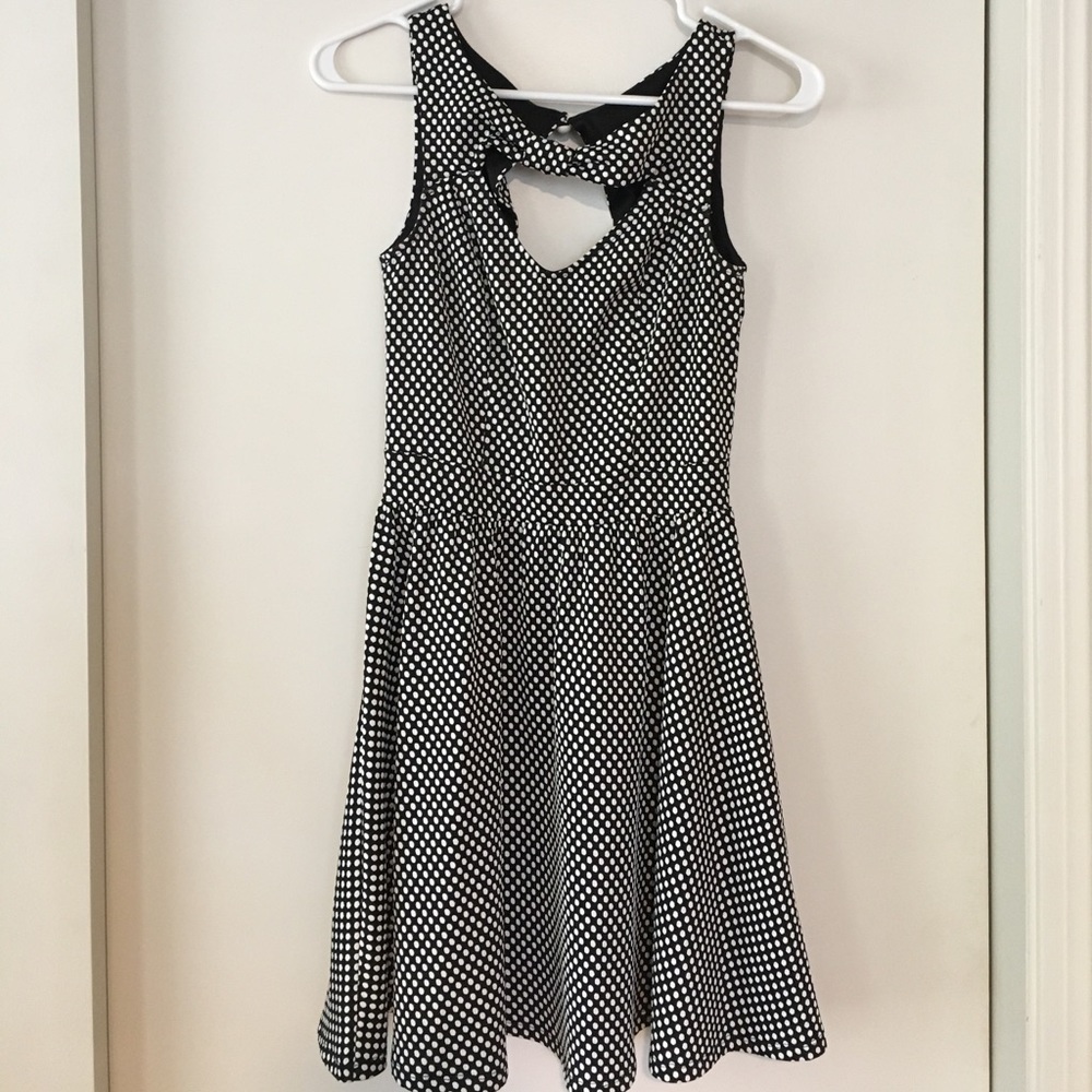 Polka dot skater dress