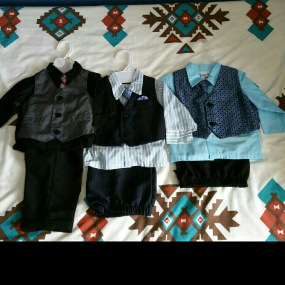 Bundle Baby Boy 4-Pcs. Outfit, 6-12M
