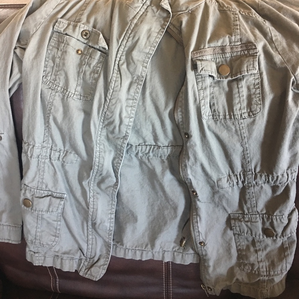 New, Forest Green Cargo Jacket