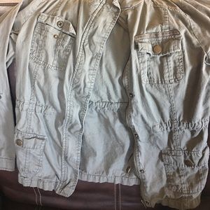 New, Forest Green Cargo Jacket