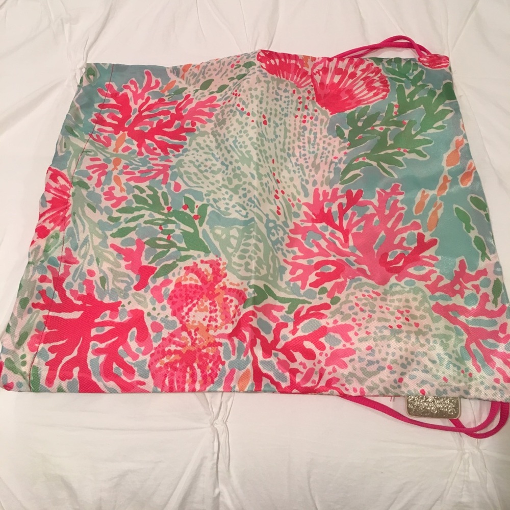 Lilly Pulitzer Drawstring Bag