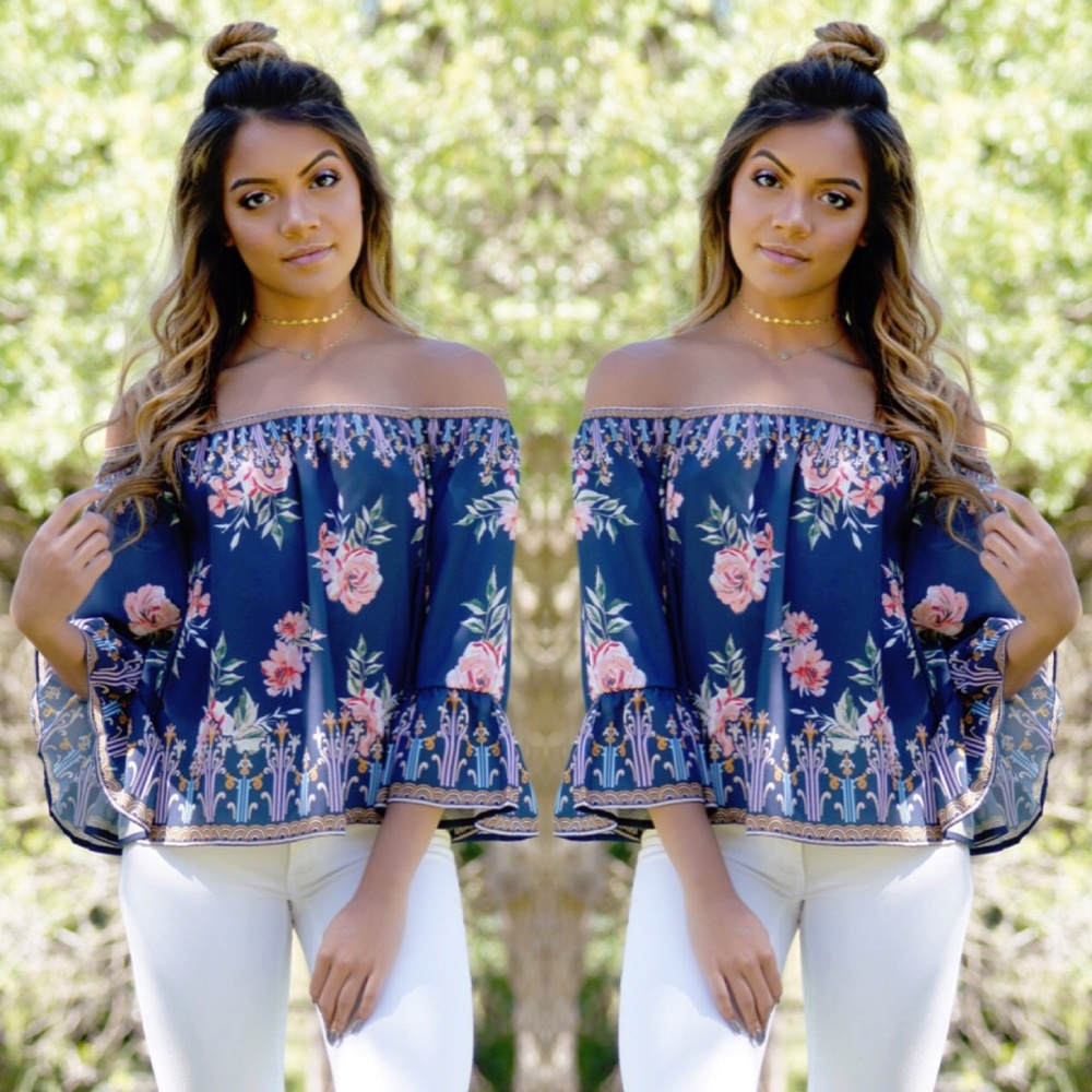 SOLD OUT // Lyla Off The Shoulders Top - Picture 1 of 3