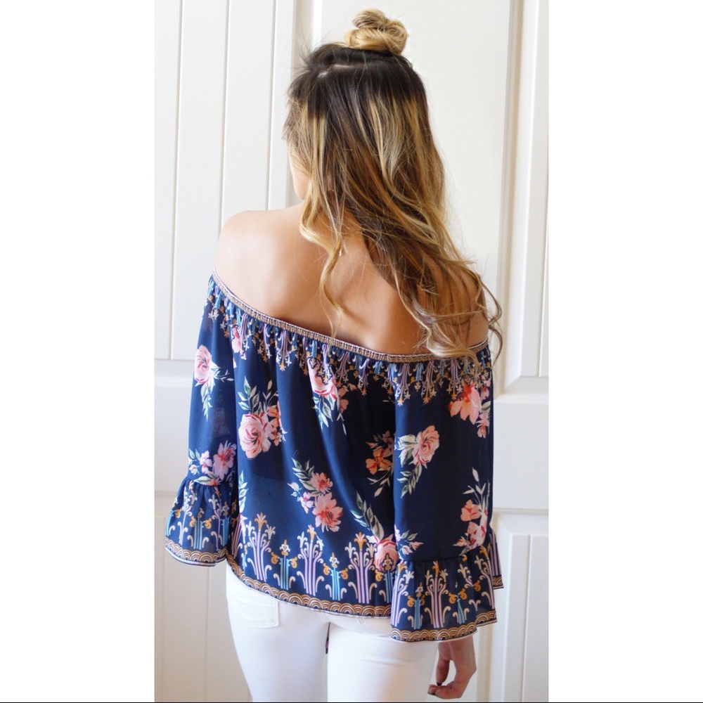 SOLD OUT // Lyla Off The Shoulders Top - Picture 2 of 3