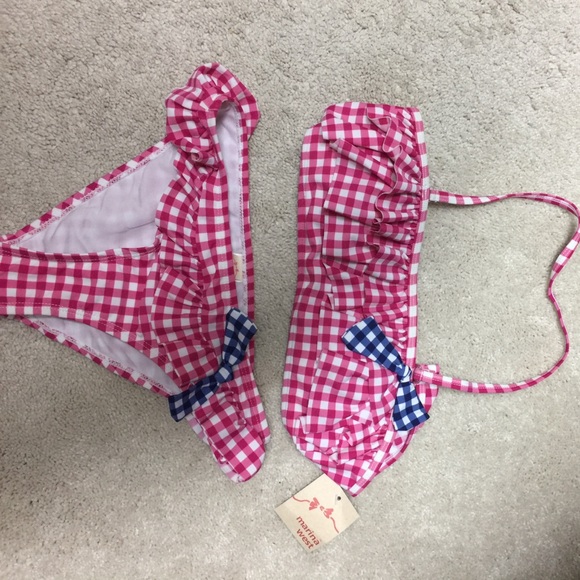 Country style (red and white gingham) bikini - Picture 4 of 4