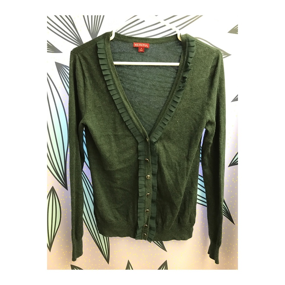 Green Cardigan