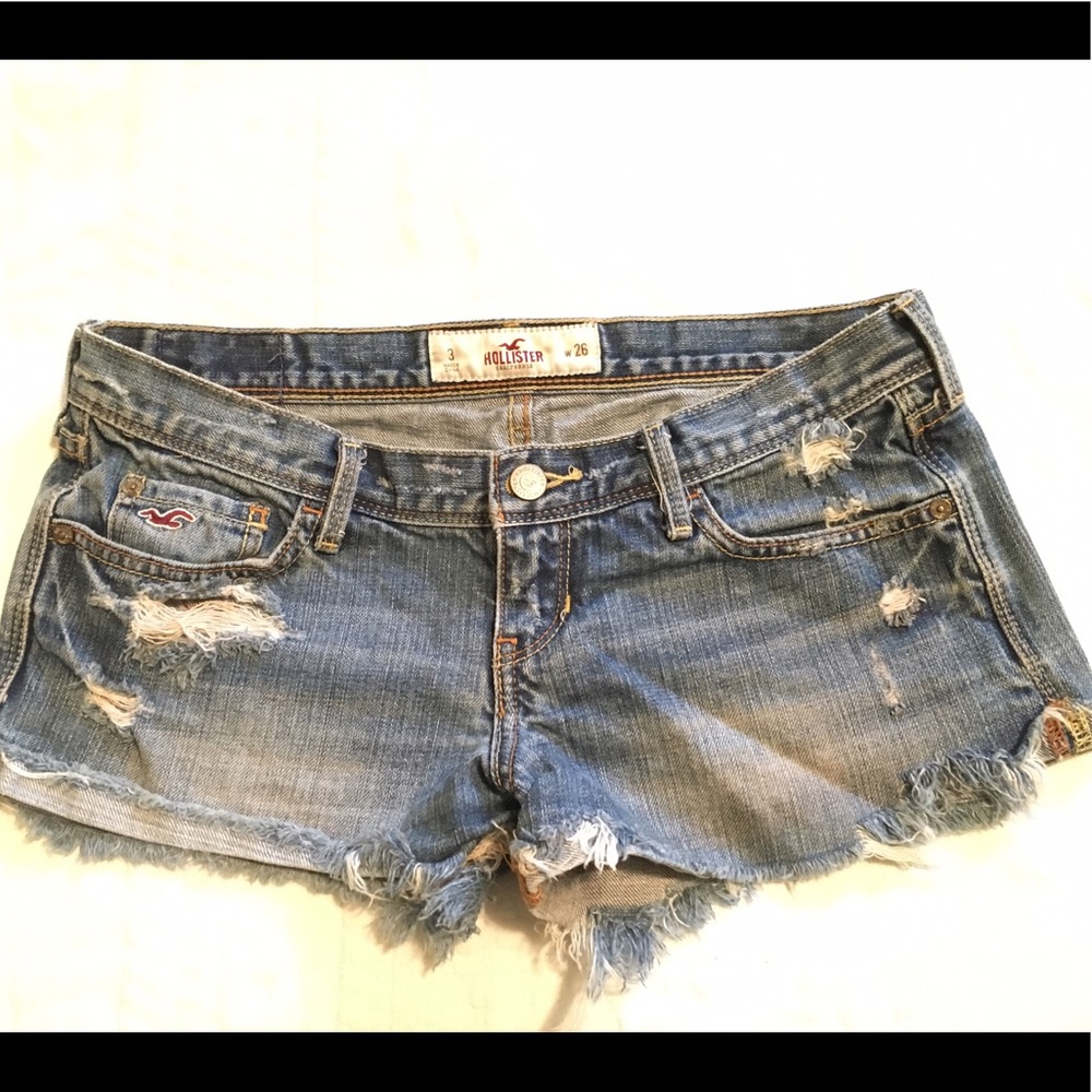 Hollister jean shorts