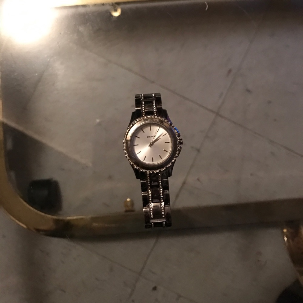 Silver Donna Karan New York Watch