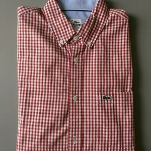 Lacoste Gingham Button Down Shirt