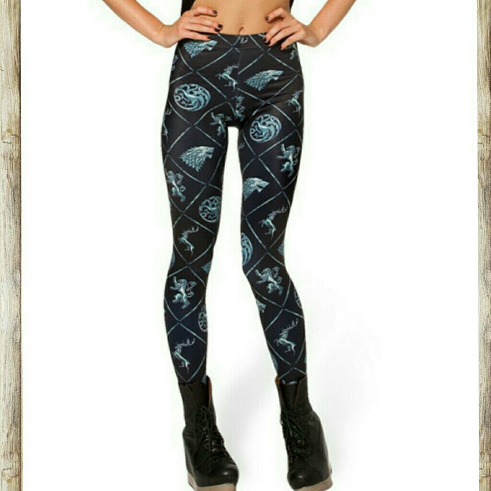 Blackmilk game of thrones win or die leggings