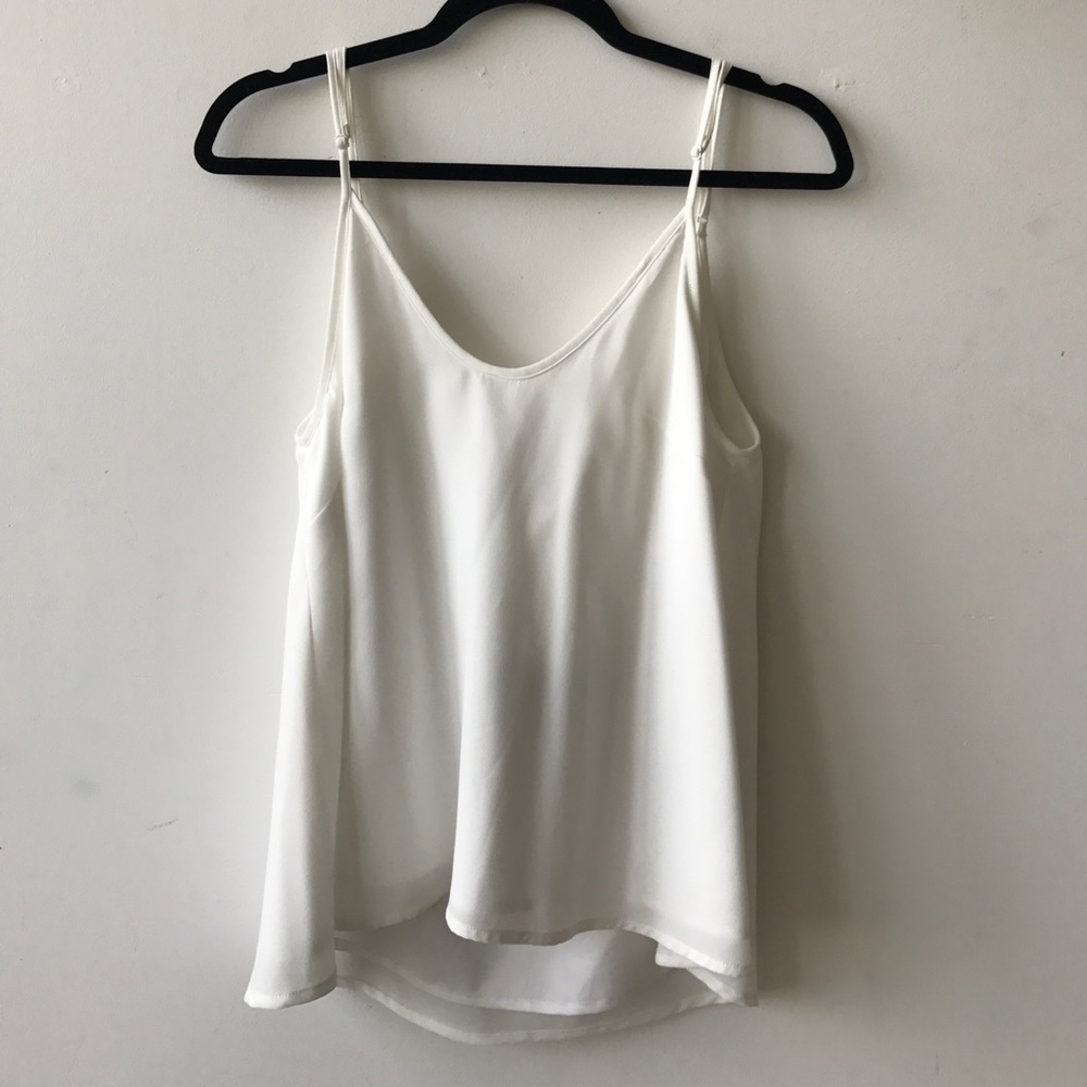 White tank with back cowl