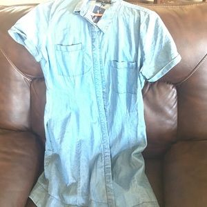 Brand new denim midi dress with tags!