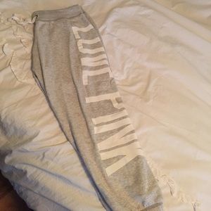 Victoria's Secret Pink Cropped Sweatpants