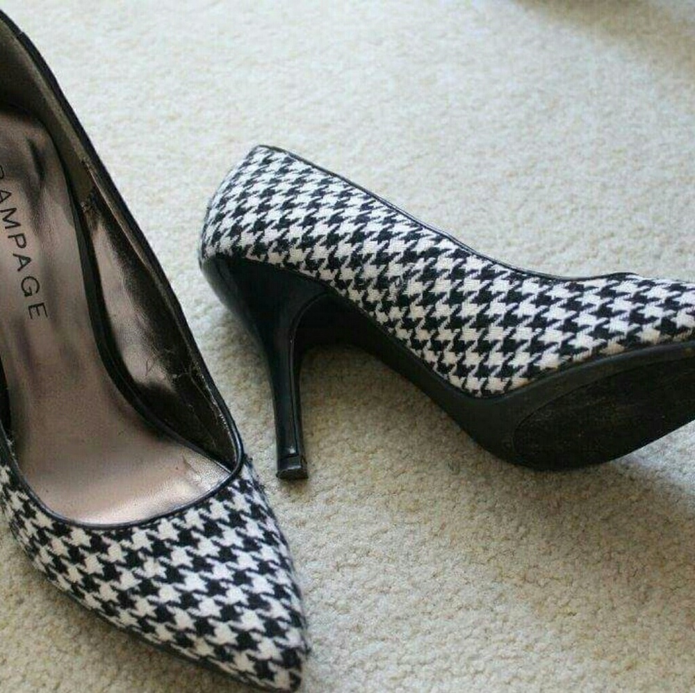 Houndstooth Heels
