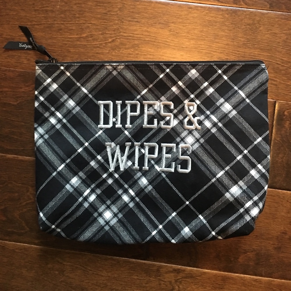 Thirty one zippered diaper pouch. New