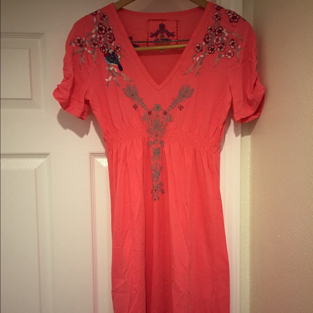 Johnny Was Los Angels embroidered dress