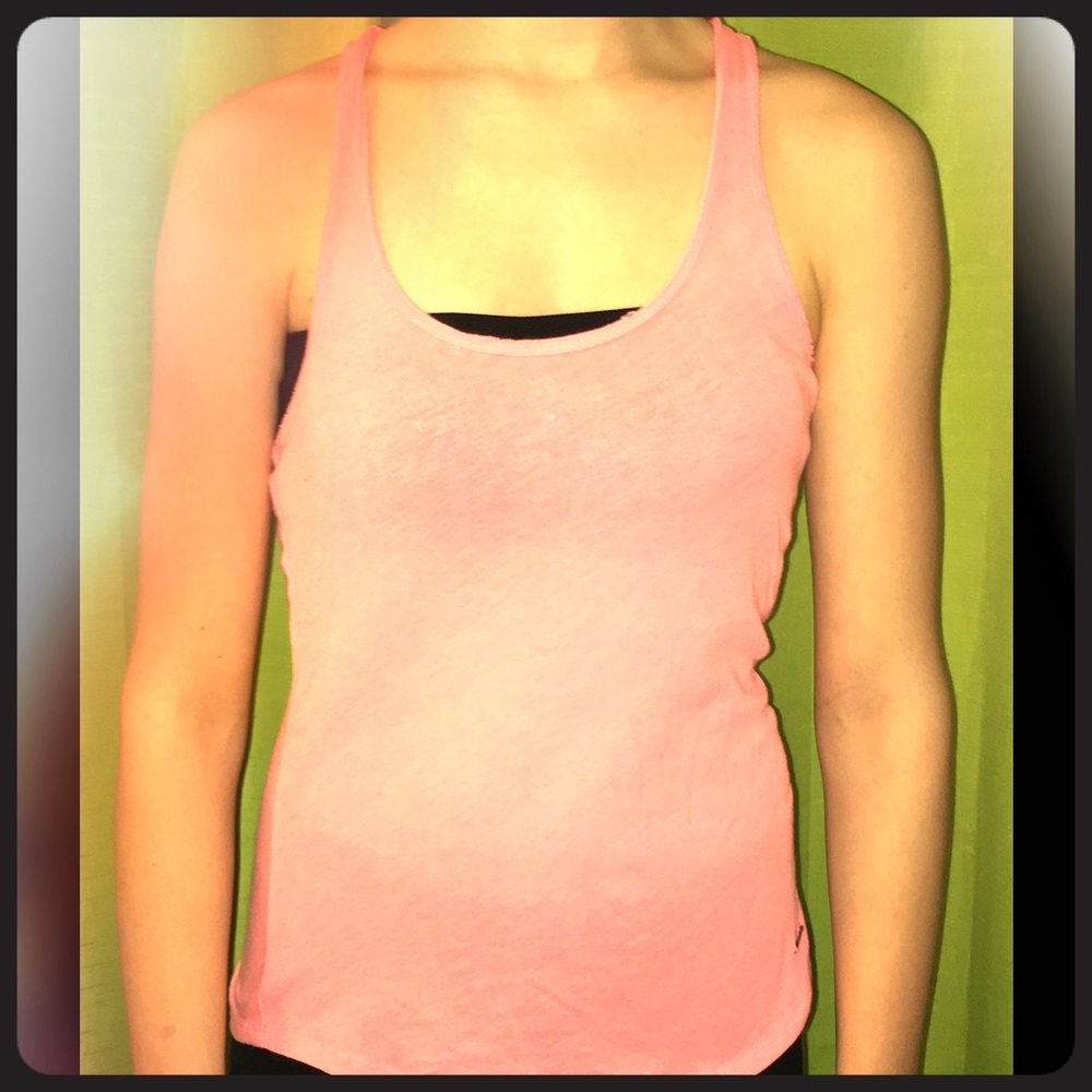 Abercrombie peach tank