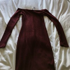 Off the shoulder club dress. Off the shoulder.