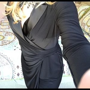 Ralph Lauren black tuxedo dress