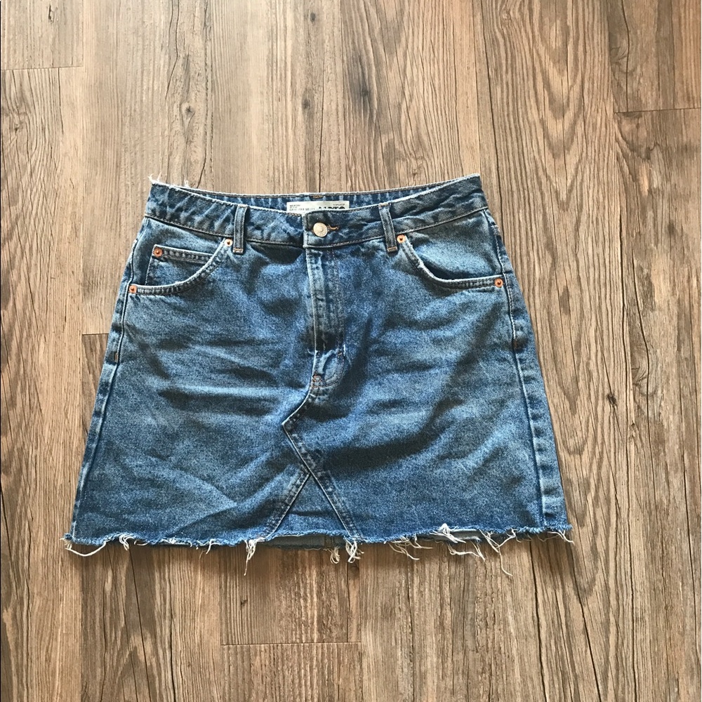 Topshop denim skirt