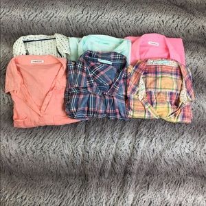 Lot of 6 Maurices Womens 2XL Button Down Shirts