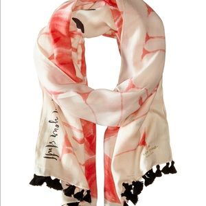 Kate Spade Flamingo scarf!