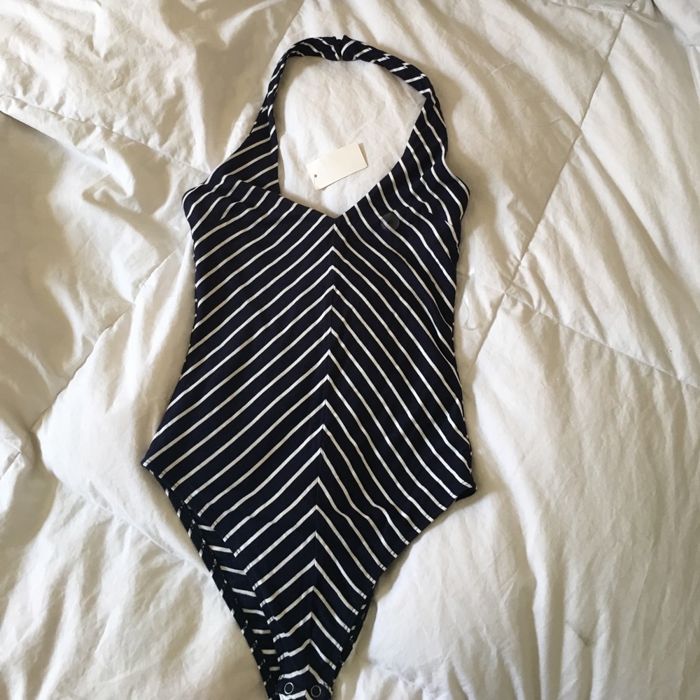 Striped Bodysuit