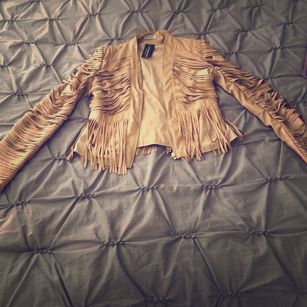 Fashion Nova fringe jacket