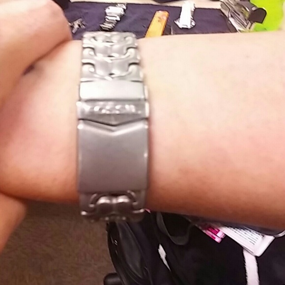 Mens Fossil Blue titanium watch main image 4