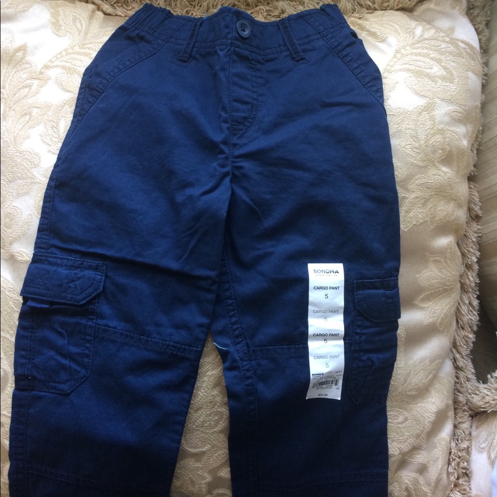 Blue boys cargo pants