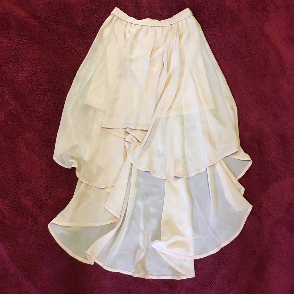 High-low skirt