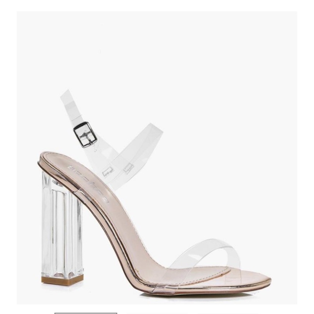 Clear heels