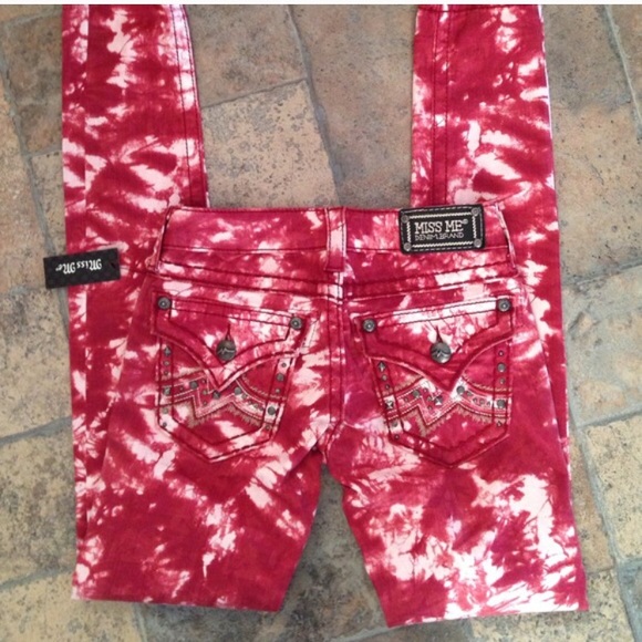 Miss Me Red Red and more Red skinny size 25 - Picture 1 of 2