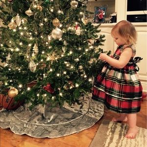 Plaid dress and sweater size 3t