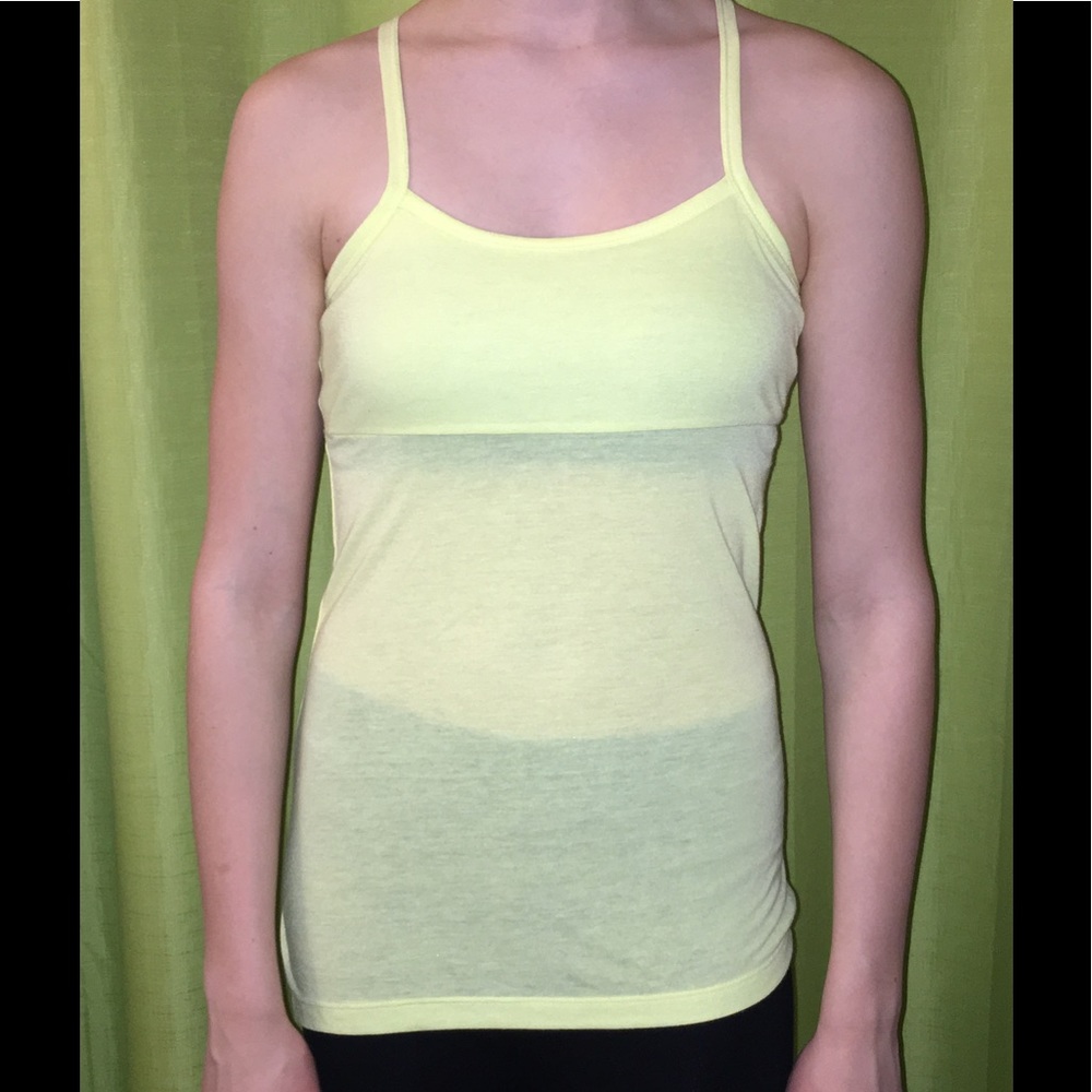 Zella Girl yellow tank