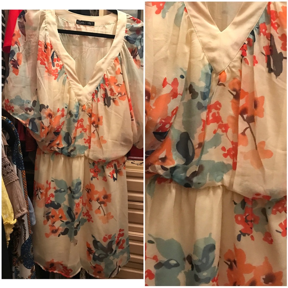 GYPSY floral sleeve dress