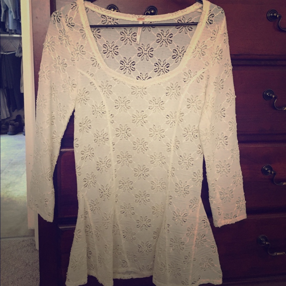 Free People Lace Tunic