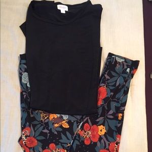 BNWT Lularoe s Irma and TC leggings set
