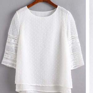 White Polka Dot Shirt