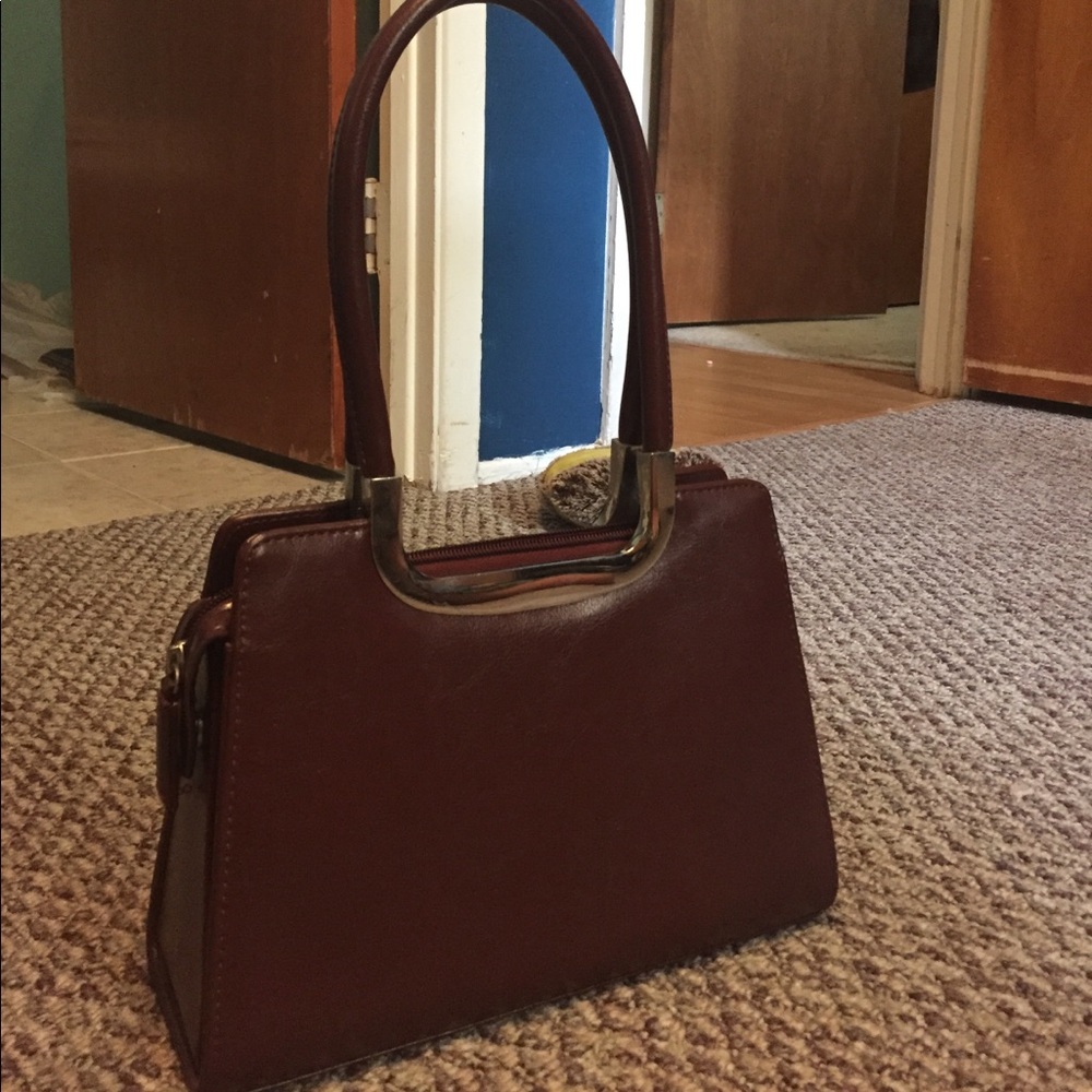 3/$15 Vintage brown handbag!