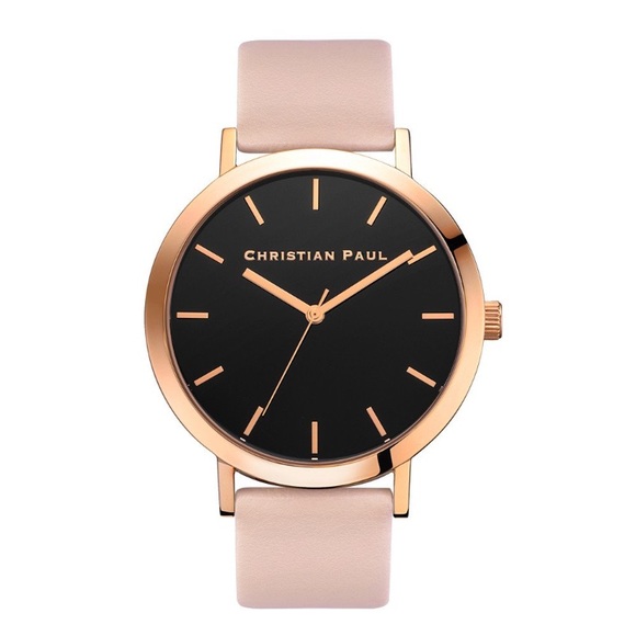 Christian Paul Accessories - Christian Paul blush black and gold watch Christian Paul Accessories - Christian Paul blush black and gold watch