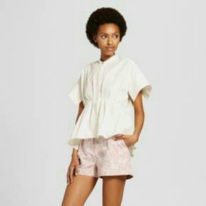 Victoria Beckham-target white poplin shirt  (XS)